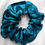 Thumbnail: Teal Satin Scrunchie