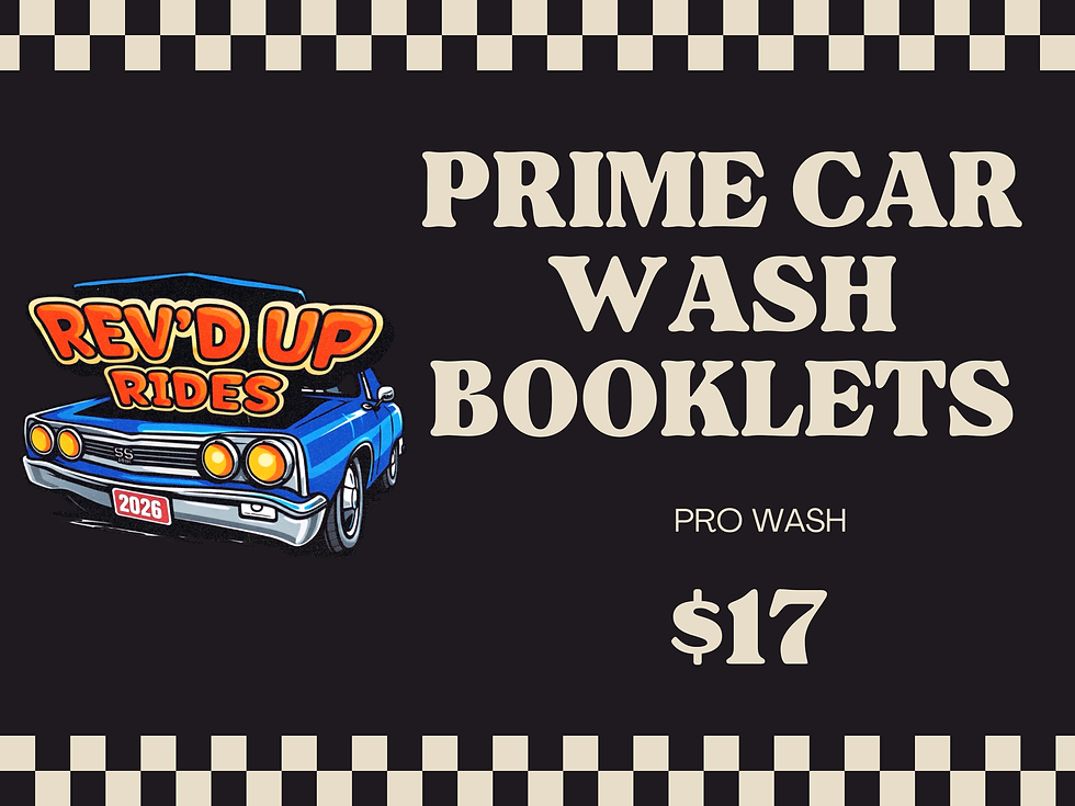 Thumbnail: Prime Car Wash Booklets
