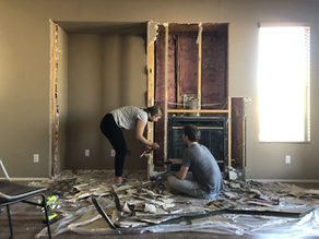Phase 1 of Our 4k Fireplace Renovation