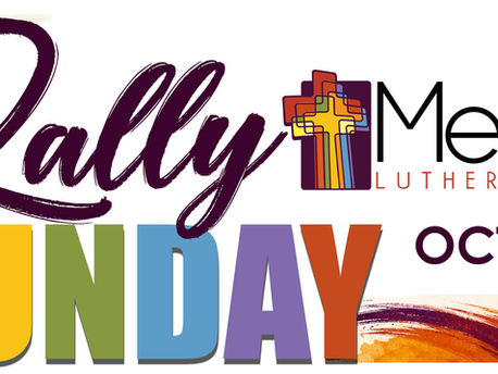 Rally Sunday Is Sunday, October 4!