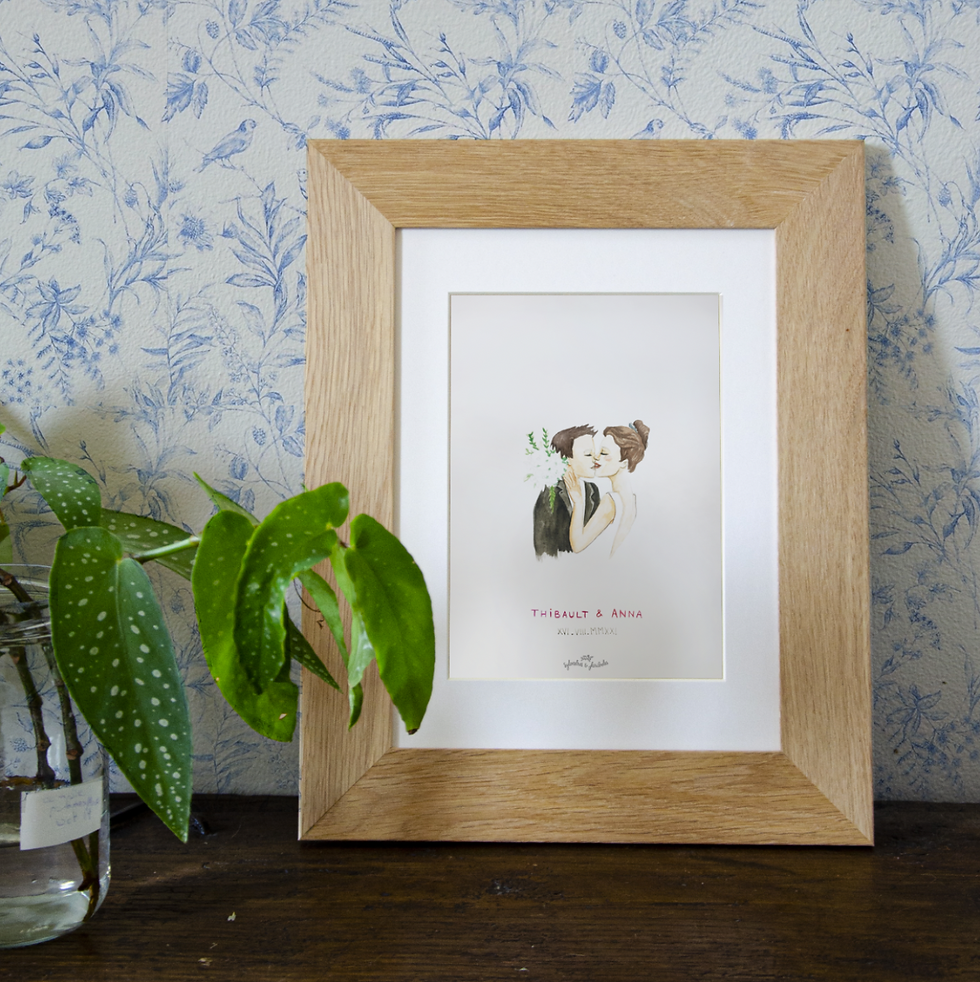 PERSONNALISABLE - Mariés N°3