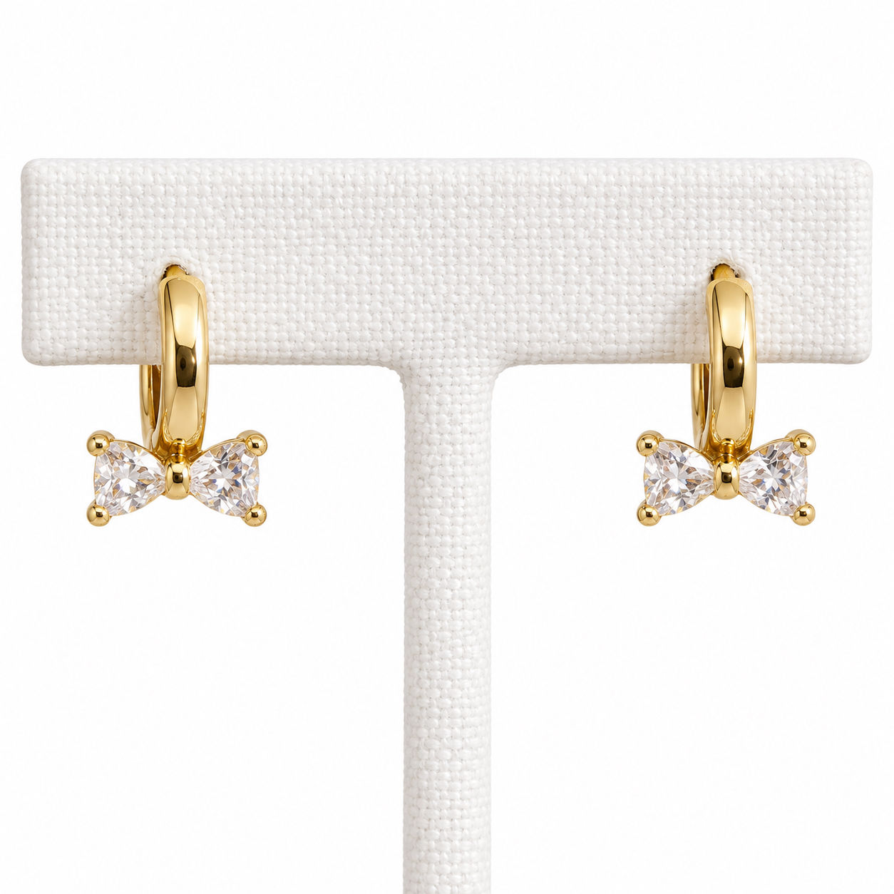 Mini Sparkling Bow Huggies