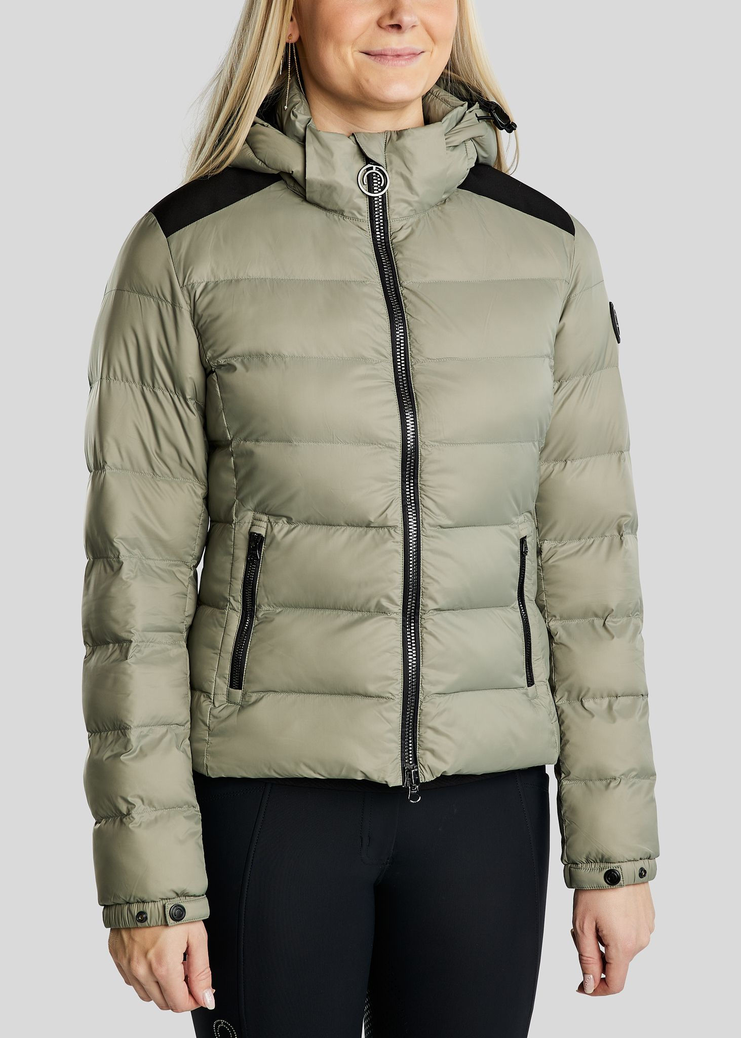 MOAthena Short Jacket - Dusty Green Montar