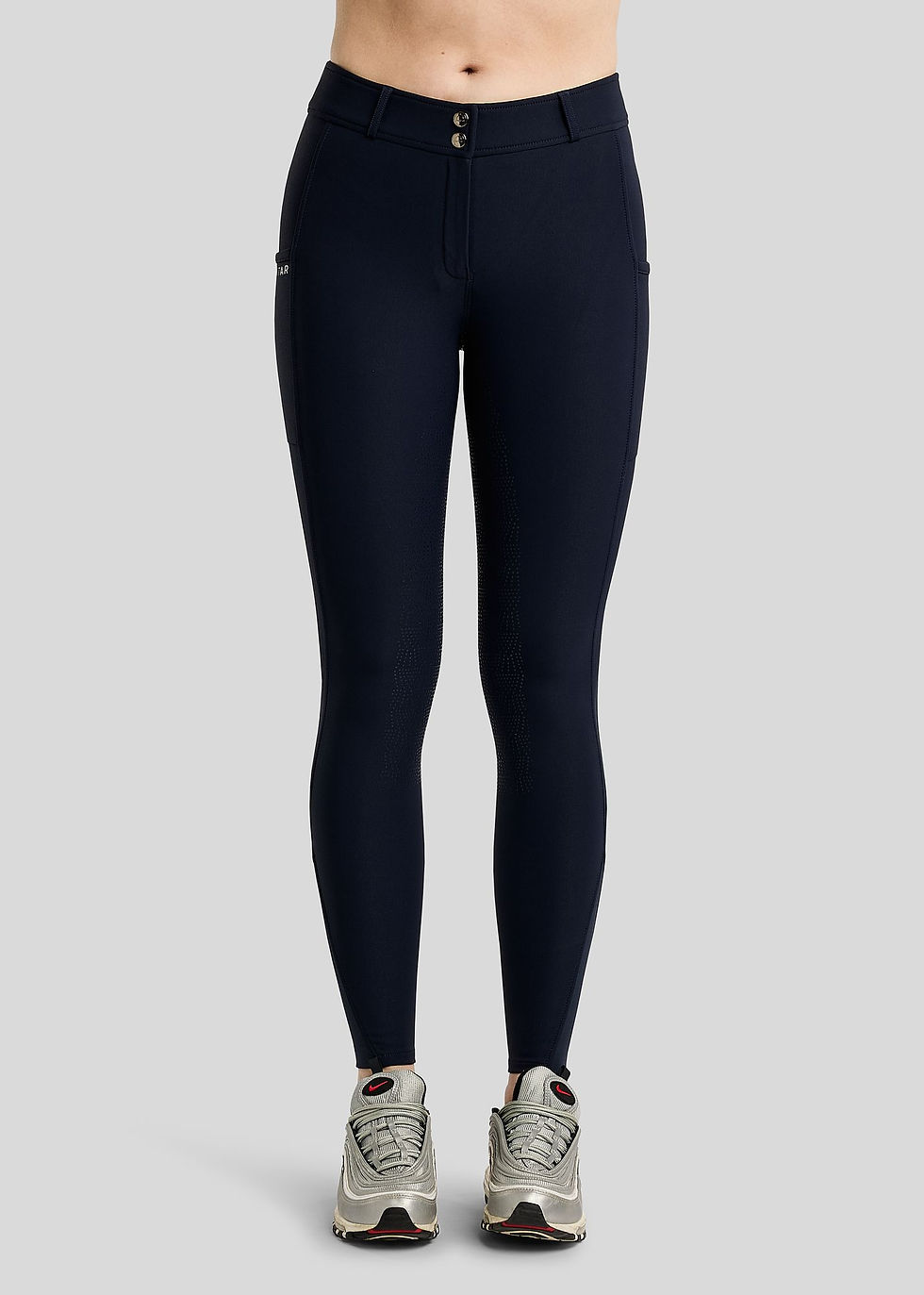 Miniatyrbild: Montar Megan Breeches w. Phone Pockets - Fullgrip, Navy