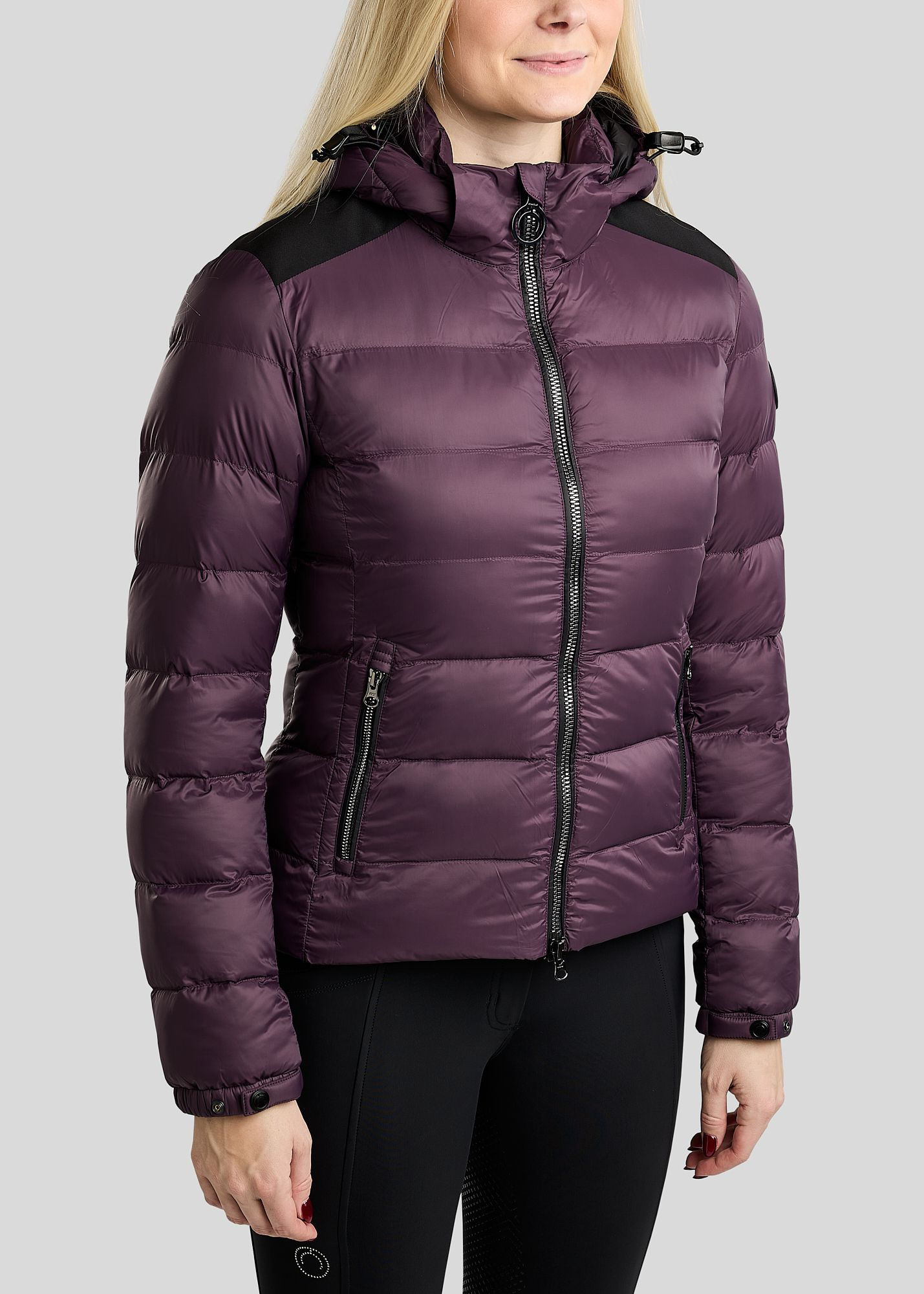 MoAthena REFINED Short Jacket - Fig Montar
