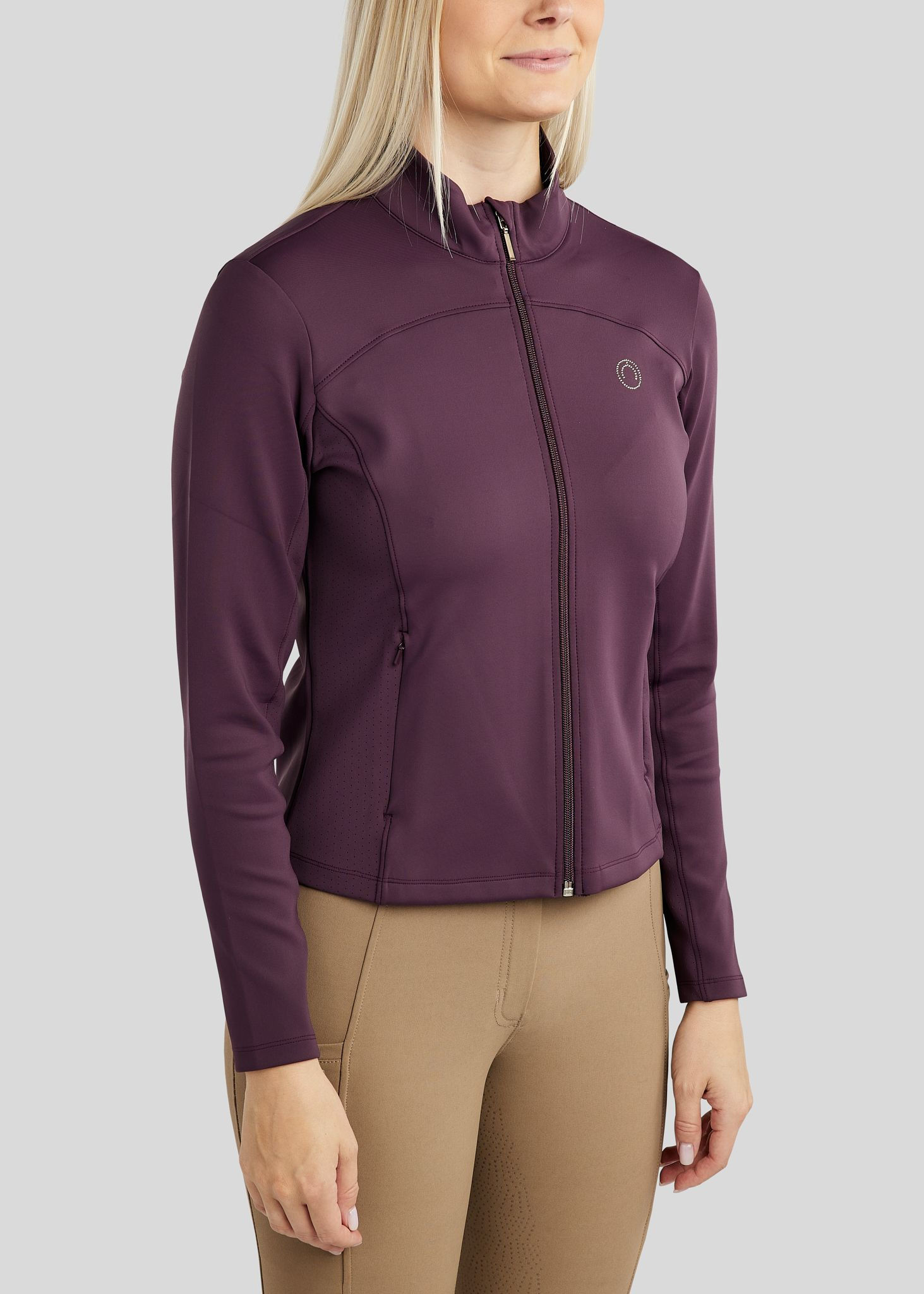 MoDahne Jacket w. Lasercut and Campagne Crystal Logo - Fig