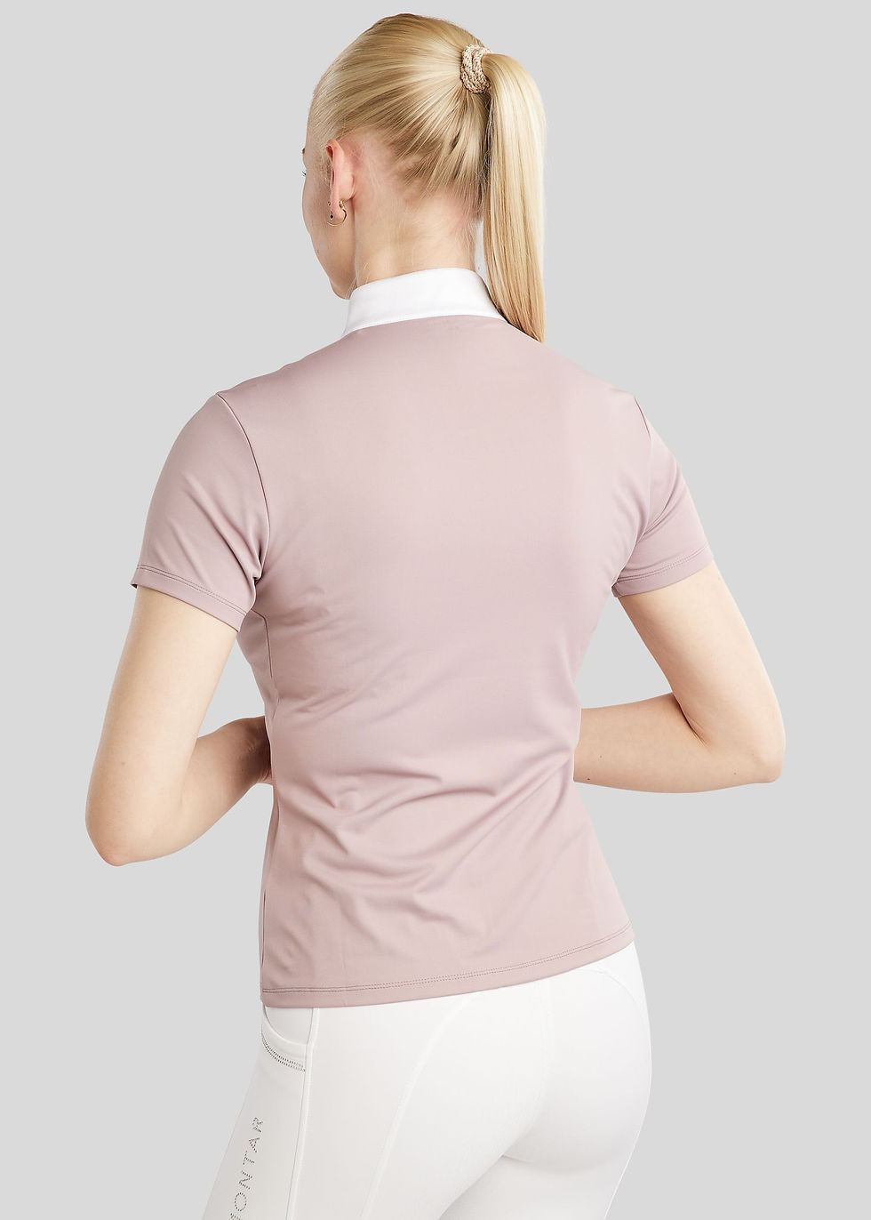 Miniatyrbild: MoSparkle Competition Shirt w. Champagne Crystals - Blush
