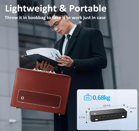 Miniatura: Pasa el mouse encima de la imagen para aplicar zoom Impresora portátil sin tint