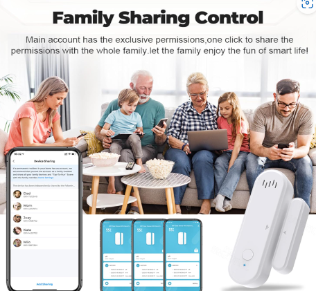 Miniatura: Sistema de seguridad inteligente Alexa para el hogar, sensores de alarma para ve