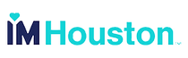 iM Houston brand logo with blue heart above 'i' and trademark symbol.