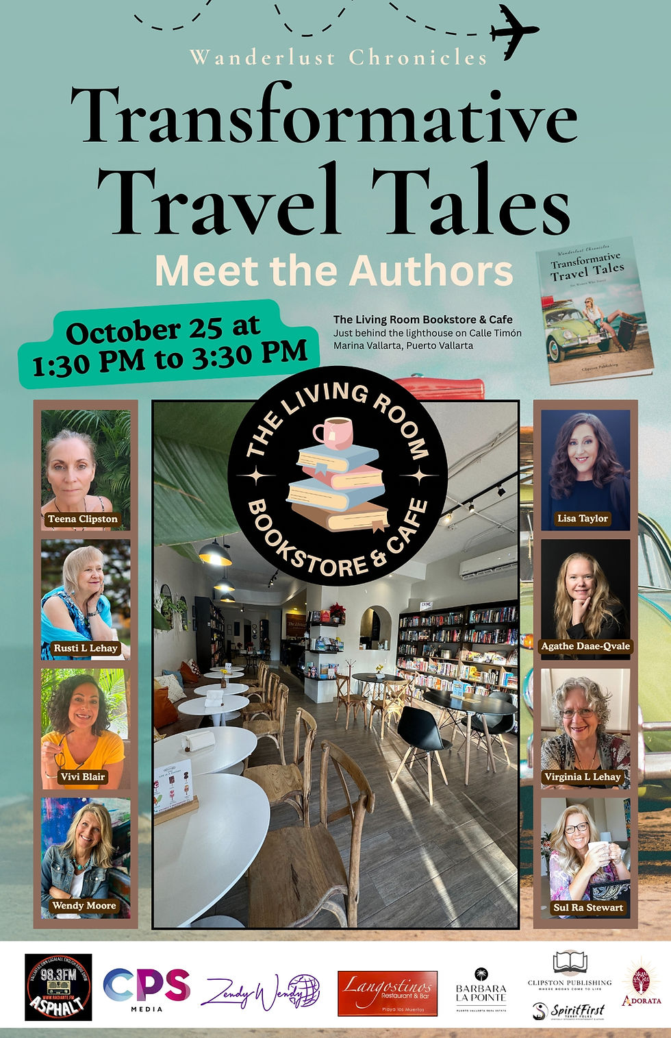 Wanderlust book signing poster