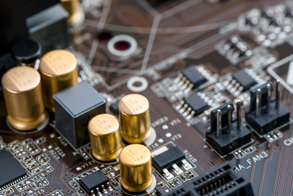 Close-Up Circuit Board