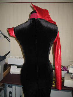 Back of Color Guard Uniform