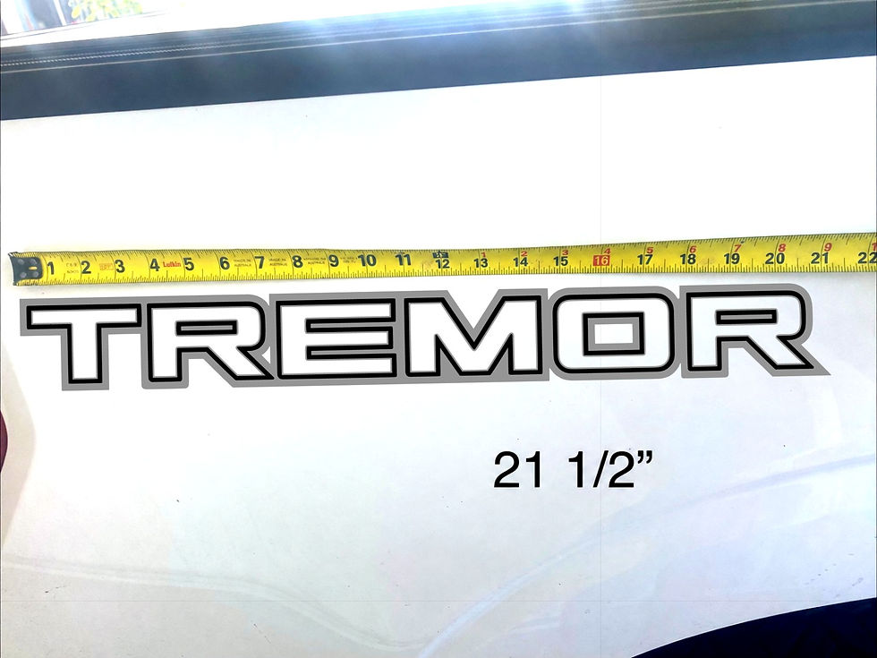 Thumbnail: Custom Order for Mike (TREMOR DECALS)