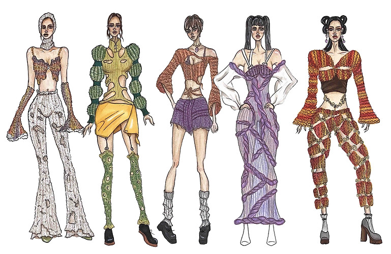 ILLUSTRATIONS DANS LES MAILLES