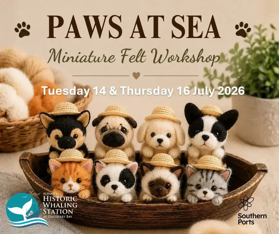 Paws at Sea: Miniature Felt Workshop