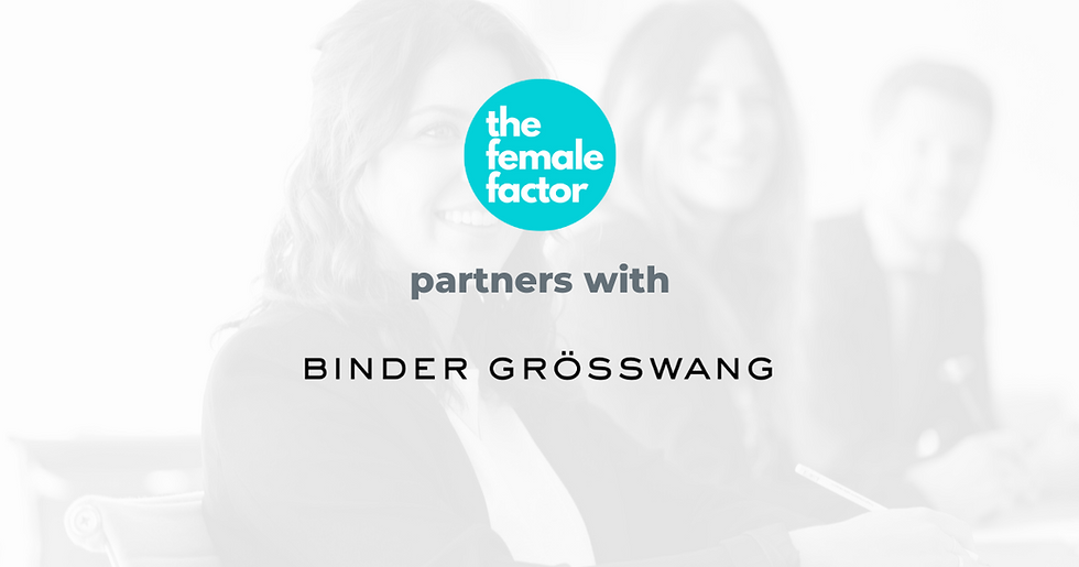 Binder Grösswang Rechtsanwälte partners with the female factor