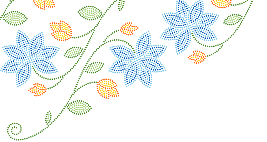 other side blue flower
