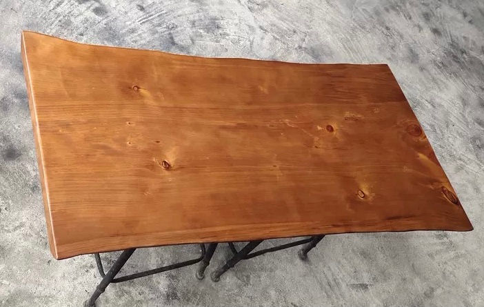Thumbnail: BIGI SWF11 新西蘭全實木低甲醛 特厚 5/8cm (原木整板) 餐枱工作台 能訂做尺寸/光度/顏色  Solid Imported Pine