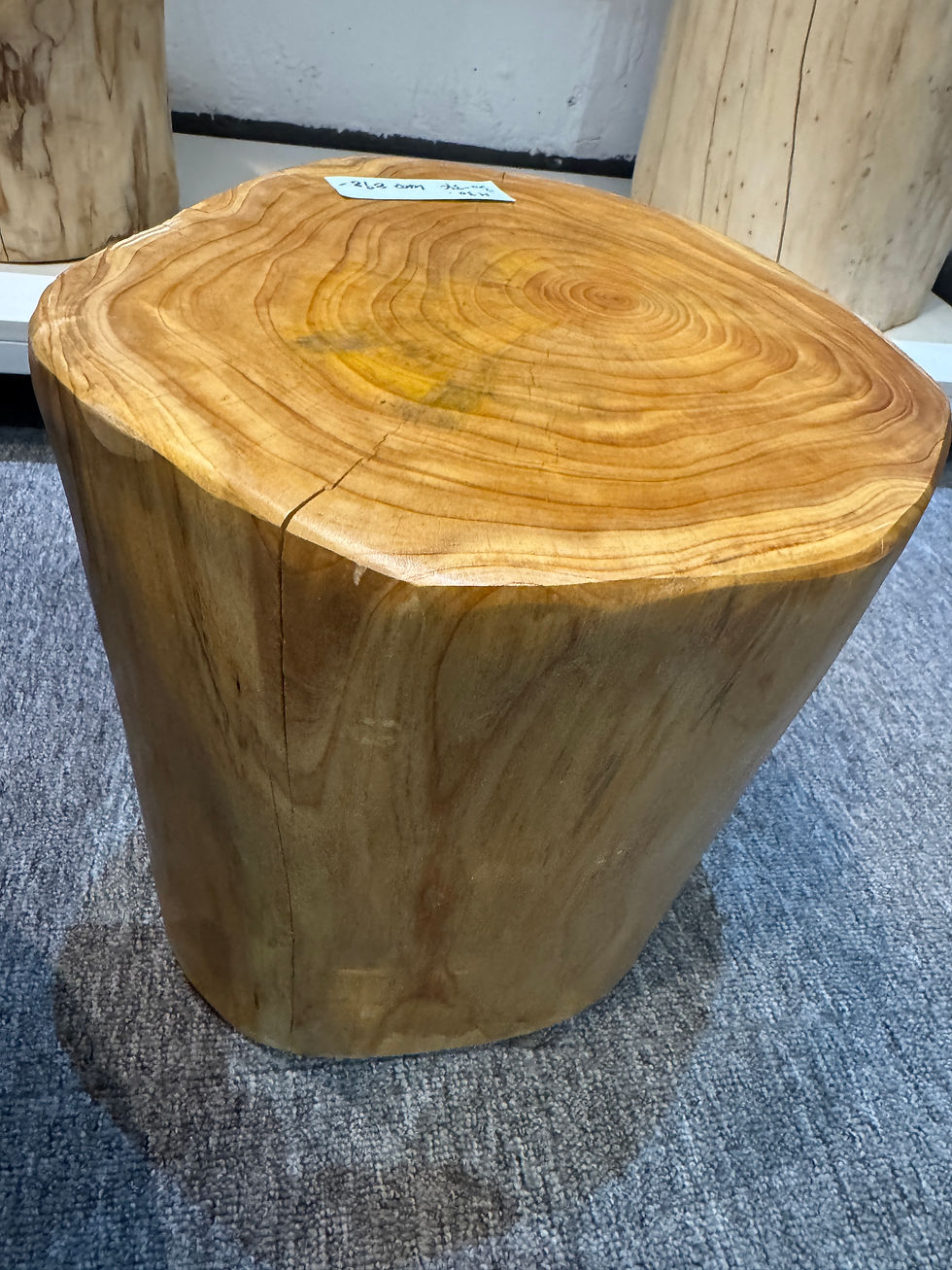 Thumbnail: Tree stool - Wide 31-34, Height 30cm (Clear coat finishing)