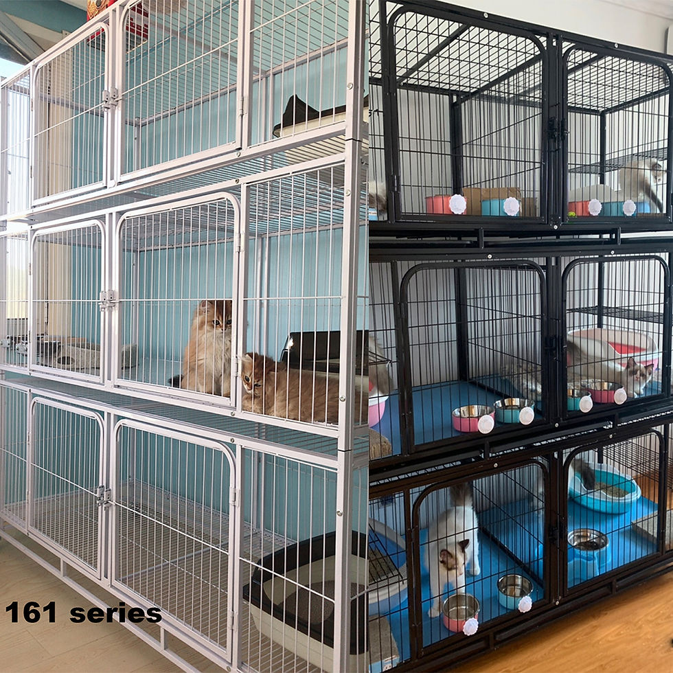 Thumbnail: BIGI 大型貓貓住所 不包吊床 每層分隔為兩間房 可拆開 多種尺寸 Huge Cat hotel without hammock