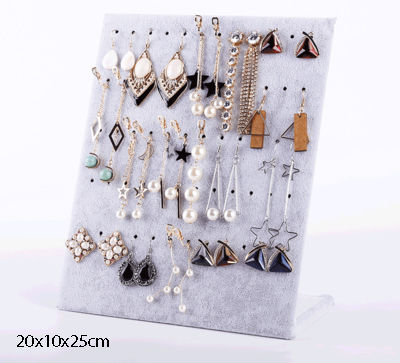 Thumbnail: 絨布首飾展示架 Velvet Jewelry display - 10 pcs S1 HKD34/pc
