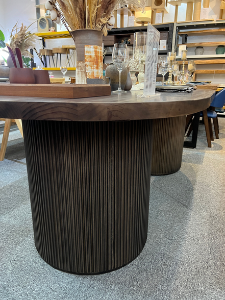 Thumbnail: BIGI SWF96 新西蘭全實木低甲醛 厚 4.5cm 餐枱  New Zealand dining table