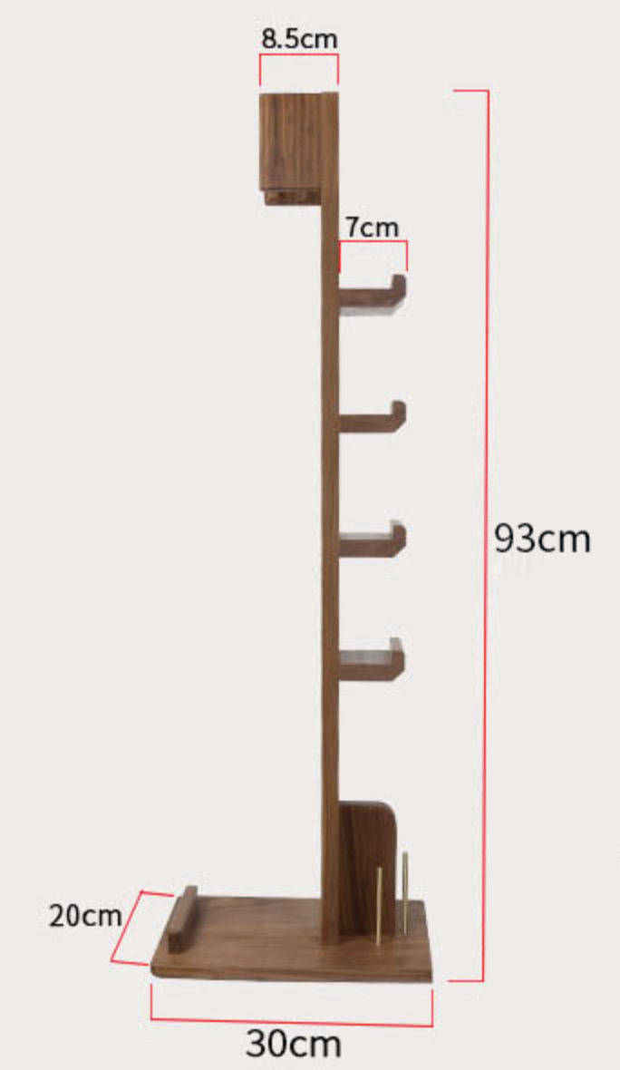 Thumbnail: DYSON 收納架 胡桃木款式 包送貨 BIGI Walnut rack - For V6,V7,V8,V10,V11