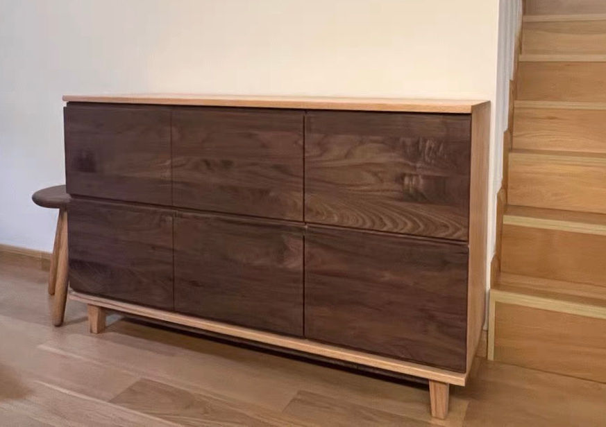 Thumbnail: BiGi 全實木(美國黑胡桃木+橡木/黑胡桃木) 櫃 #2 America Black walnut + Oak/Black walnut cabinet