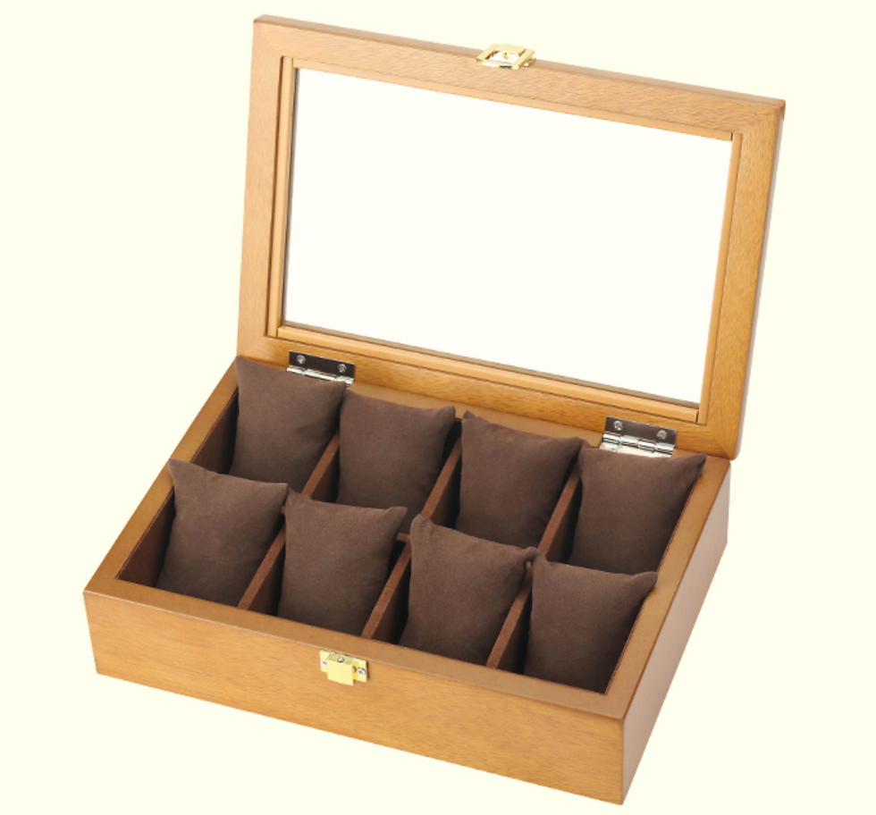 木製實木錶盒 (Wooden watches box)- 2 pcs WWB08 HKD174/pc