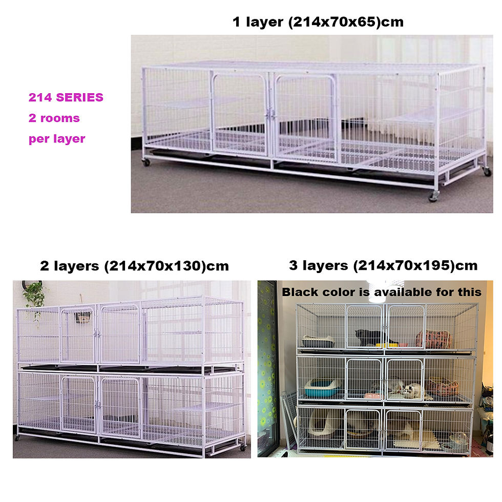 Thumbnail: BIGI 大型貓貓住所 不包吊床 每層分隔為兩間房 可拆開 多種尺寸 Huge Cat hotel without hammock