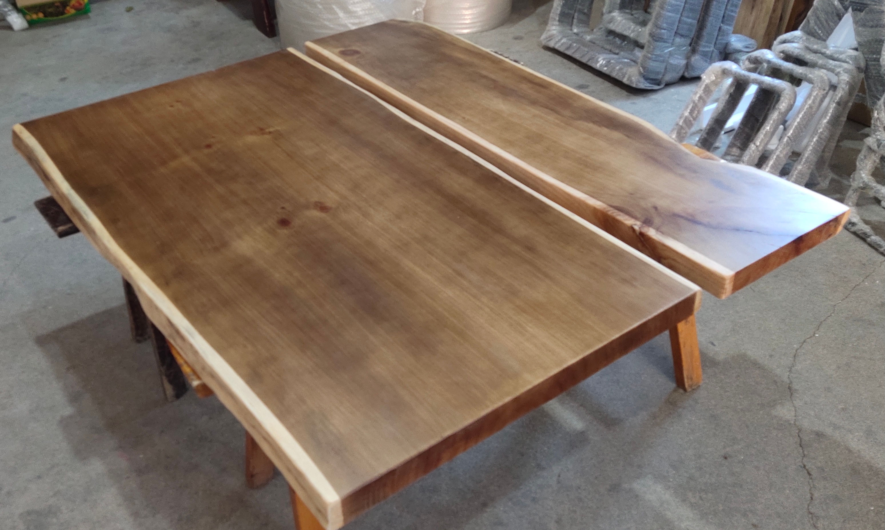 BIGI SWF67 新西蘭全實木低甲醛 特厚 5/8cm (原木整板) 餐枱工作台 能訂做尺寸/光度/顏色  Solid Imported Pine