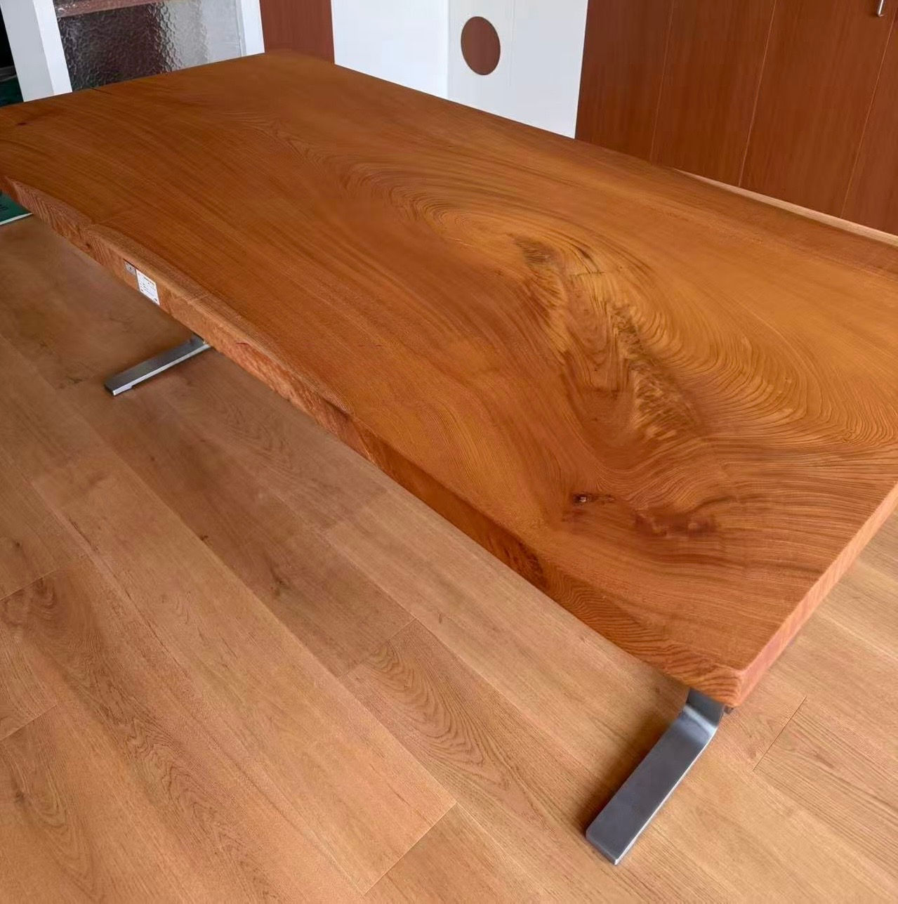 BiGi 4-5cm 日本櫸木原木拼天然邊餐枱 不同尺寸訂造 Japan Beech wood table in different sizes