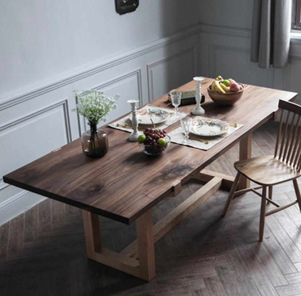 Thumbnail: BIGI 100% 美國黑胡桃木 實木餐枱 BWD Solid U.S. walnut wood table