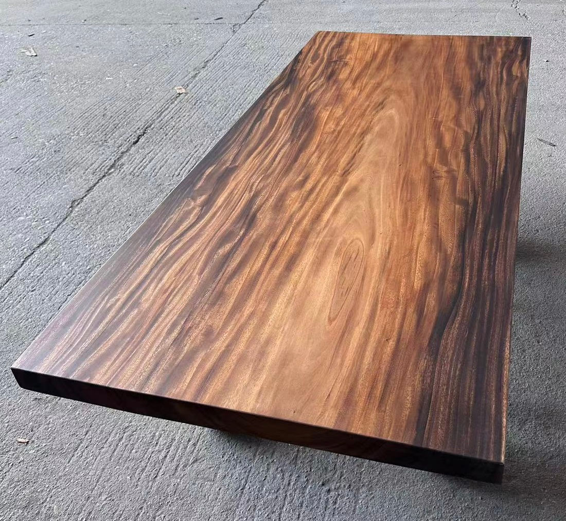 BiGi 6-7cm SSS 南美洲胡桃木原木天然邊餐枱 不同尺寸訂造 100% Walnut wood table in different sizes