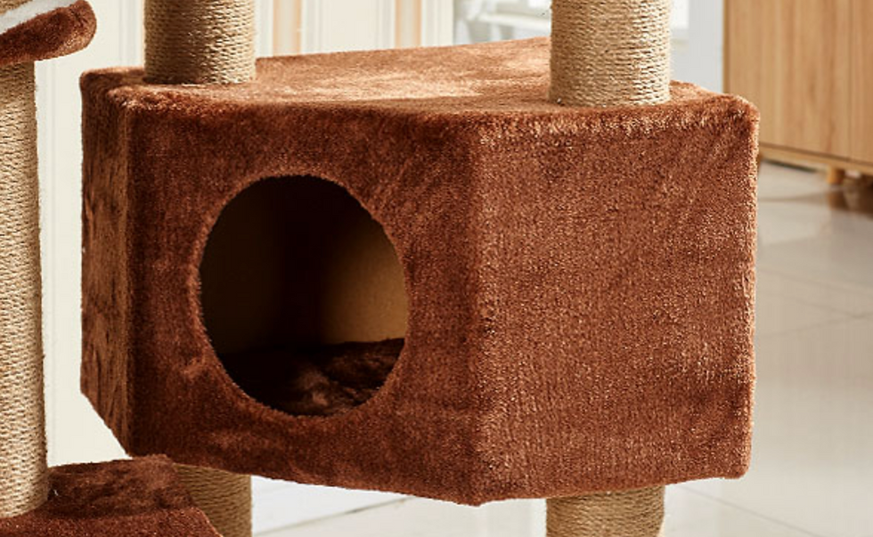 Thumbnail: BIGI 超巨大頂天-貓咪窩樹貓爬架 FF3 全新現貨包送貨 Huge  wood Cat Tree/Scratchpad