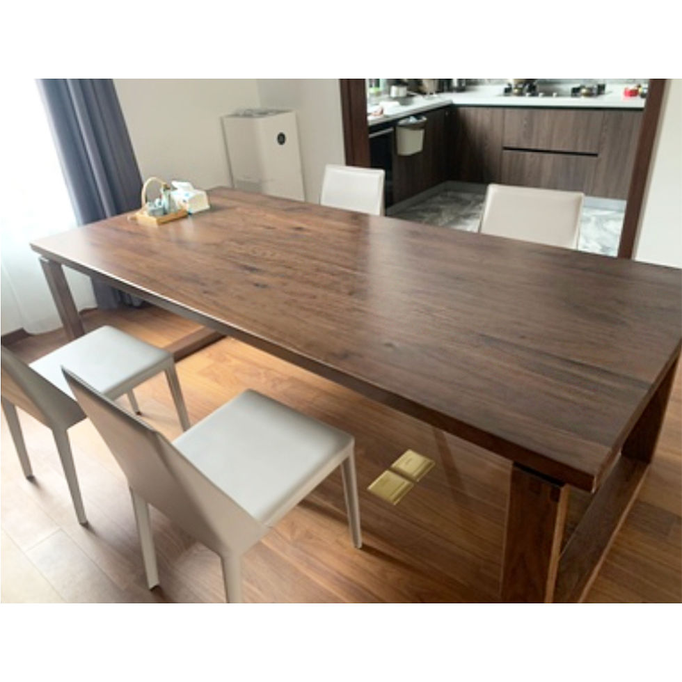 Thumbnail: BIGI 100% 美國黑胡桃木 實木餐枱 BWA Solid U.S. walnut wood table