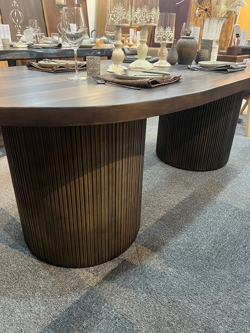 Thumbnail: BiGi - 新西蘭實木橢圓形董事桌 CEO solid wood oval desk