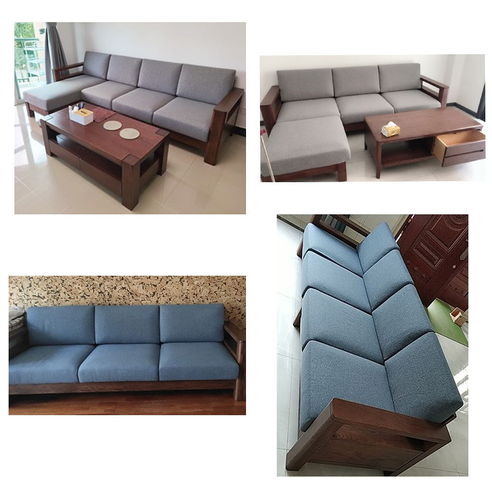 Thumbnail: BIGI 美國橡木實木沙發 #1W (3 seats) America Oak solid wood sofa
