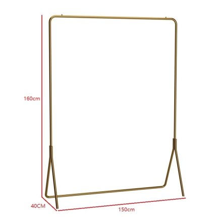 Thumbnail: 比治 鋼鐵衣服展示架 CDDbg Steel display GOLD (Different sizes)