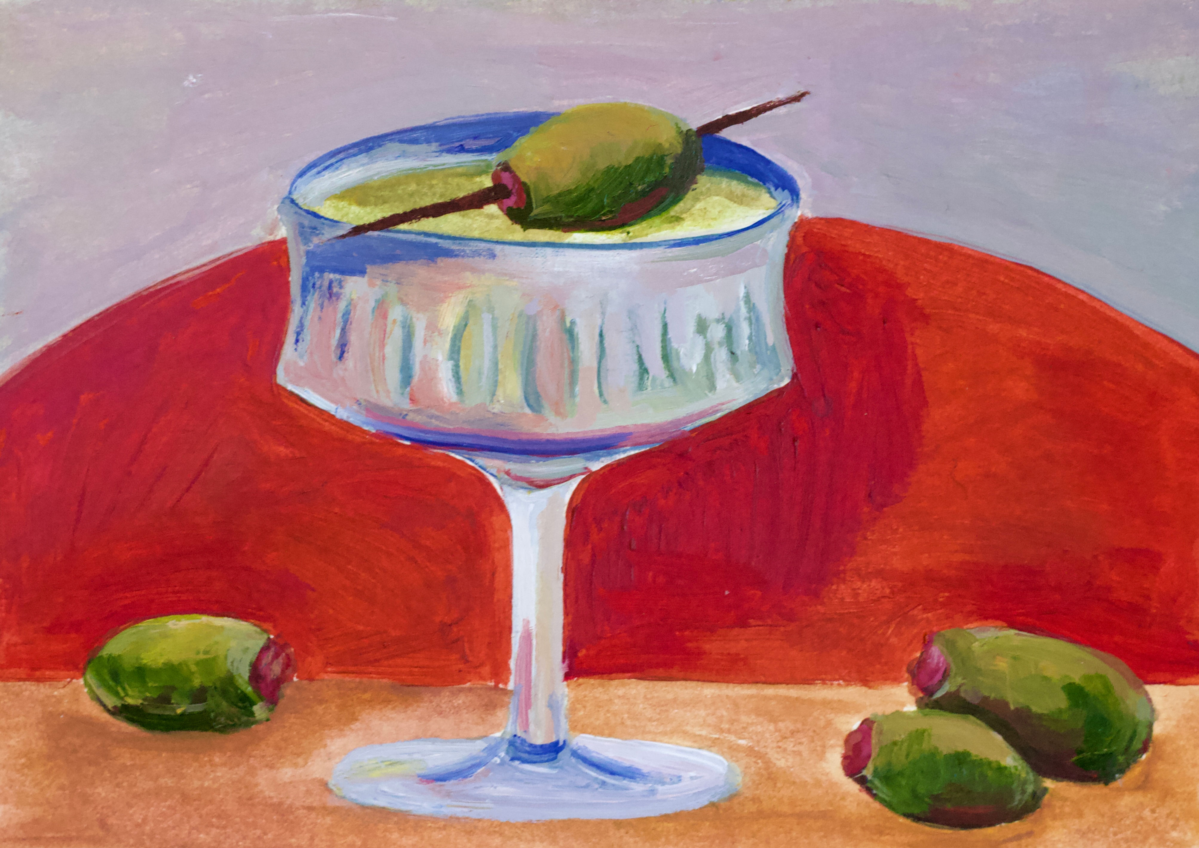 Warm Wishes and 'Tini Sips Card