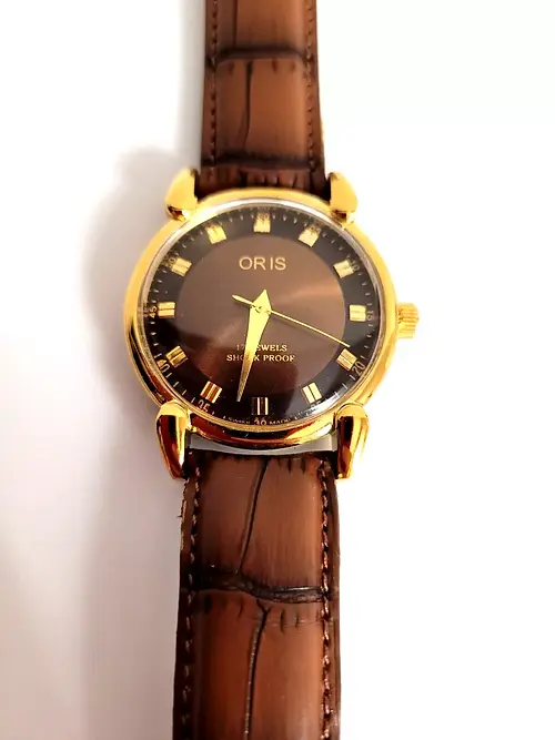 Vintage Swiss Oris Hand Wind 17 jewels Men's Wrist Watch D25