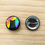 Thumbnail: Pride Cat Round Button Pin, 1.25"