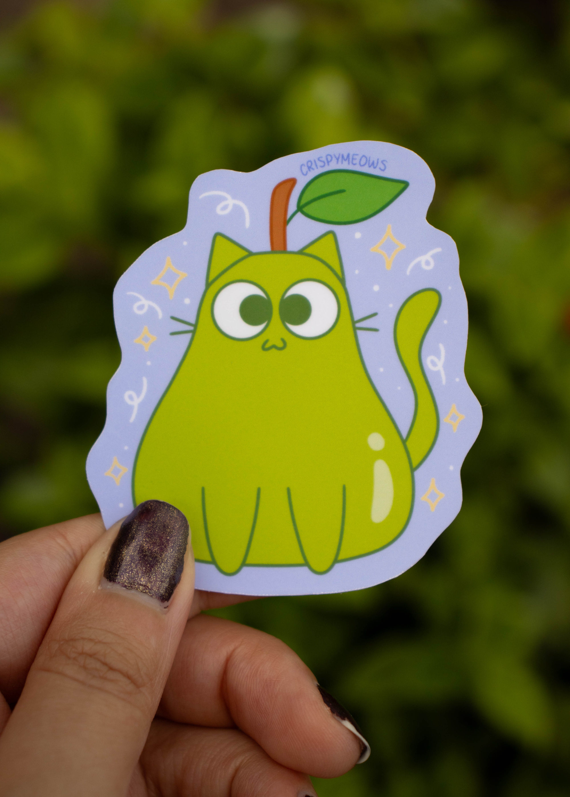 Pear Cat Sticker