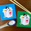 Thumbnail: Take Out Food Cat, 5 x 5 Print