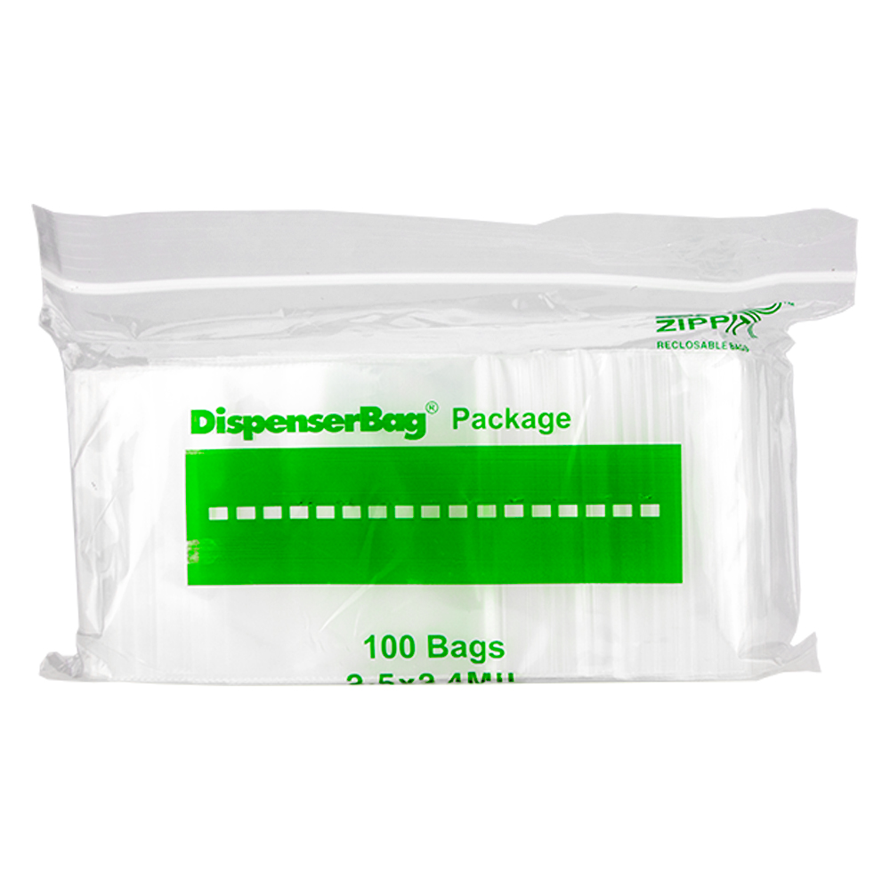 Fantapak 4 MIL Reclosable Zipper Bags Clear