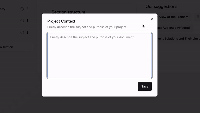 Add general context for consistency