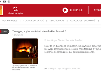 RCF - Le Reportage du jour: Tanargue, le plus ardéchois des whiskies écossais !