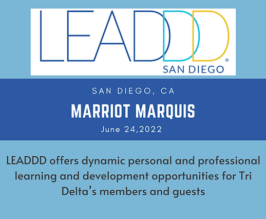 LEADDD San Diego conference