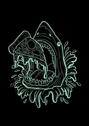dough an dowr shark pizza